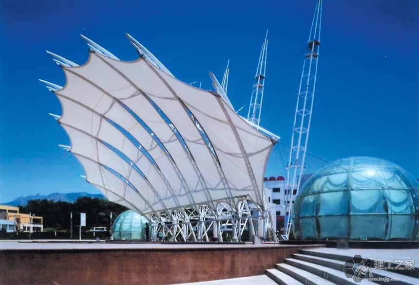 宿迁车棚膜结构网架